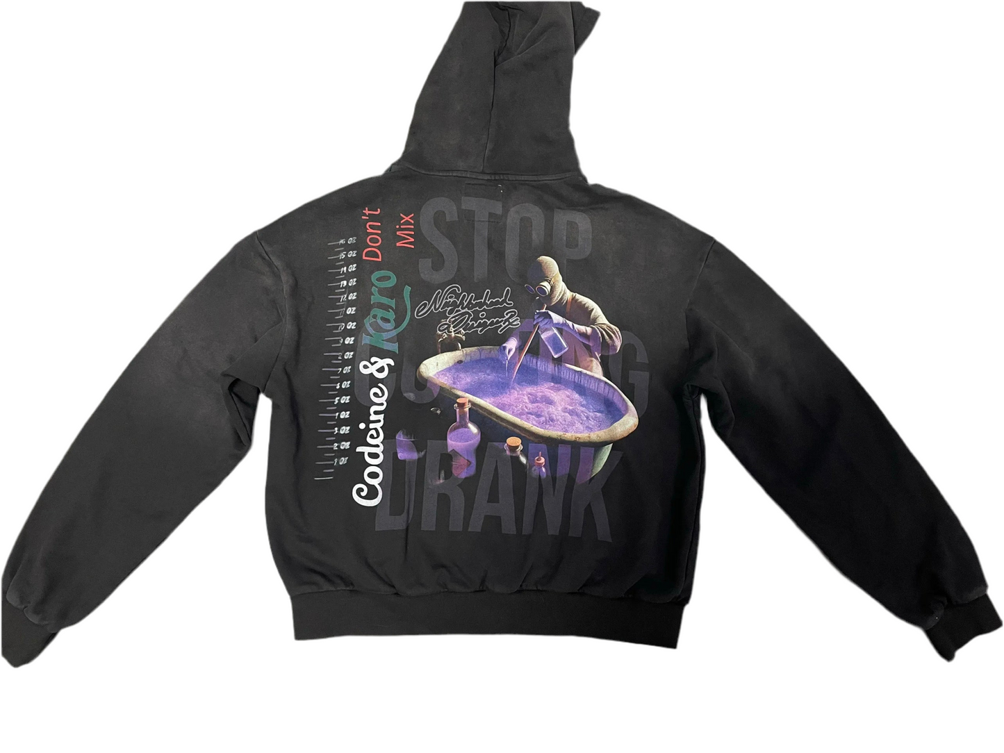 BLACK “STOP CUTTING DRANK” HOODIE (BUY ONE GET ONE 20% OFF OR BUY 3 GET 25% OFF)‼️ MIX & MATCH