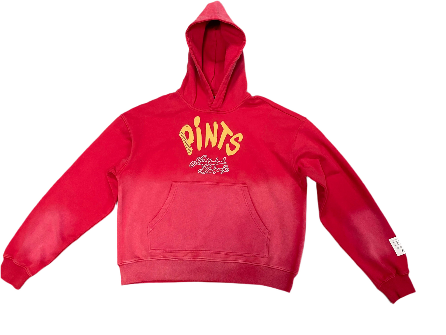 RED “PINTS” HOODIE (BUY ONE GET ONE 20% OFF OR BUY 3 GET 25% OFF)‼️MIX & MATCH