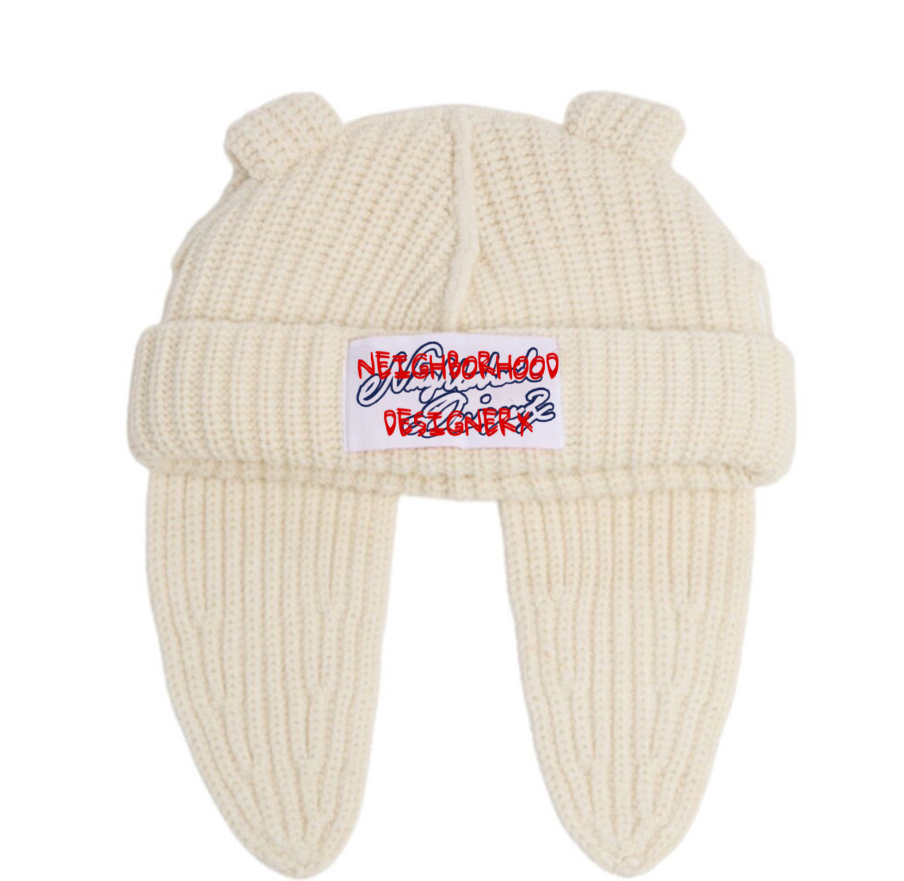 Cream rabbit wool beanie (BUY ONE GET ONE 50% OFF)‼️ MIX & MATCH