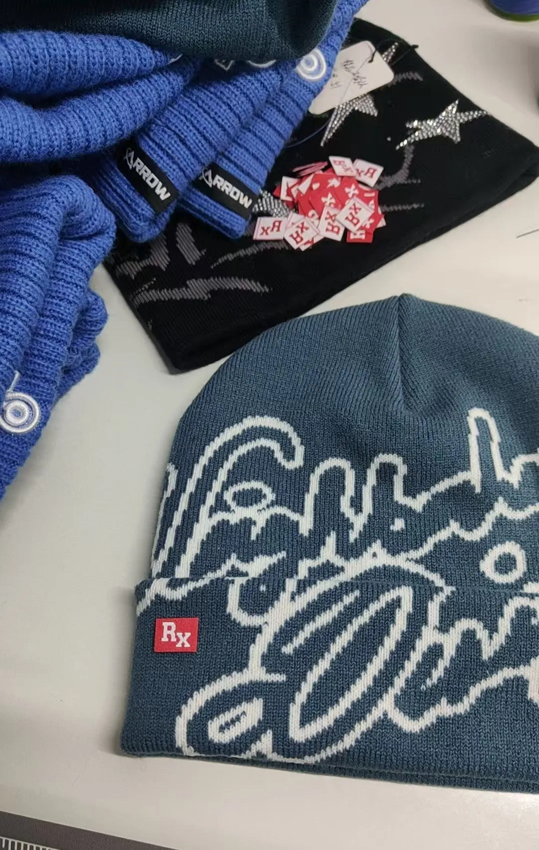 Aqua “Stop cutting drank” Beanie (BUY ONE GET ONE 50% OFF)‼️ MIX & MATCH
