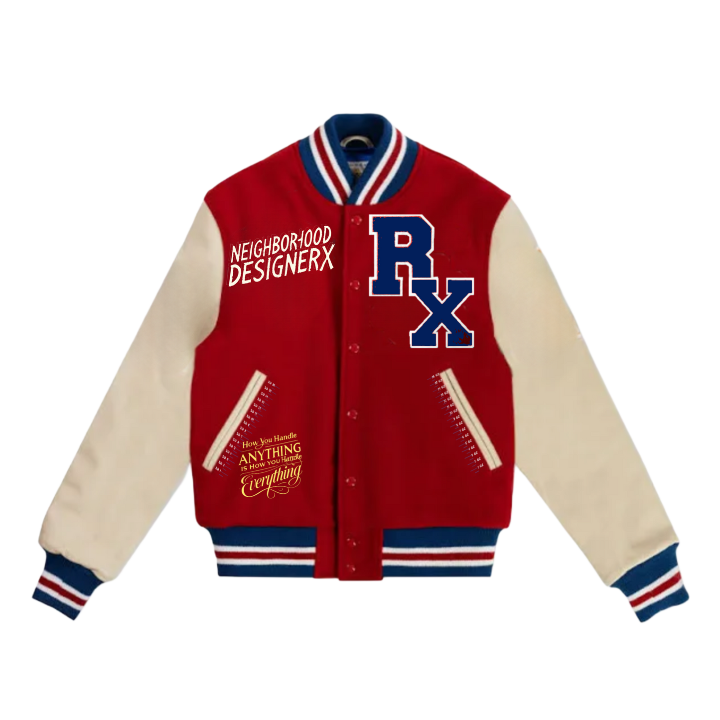 RED “PRECIOUS CARGO” Letterman Jacket (BUY ONE GET ONE 50% OFF)‼️ MIX & MATCH