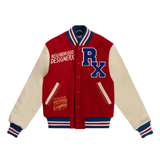 RED “PRECIOUS CARGO” Letterman Jacket (BUY ONE GET ONE 50% OFF)‼️ MIX & MATCH
